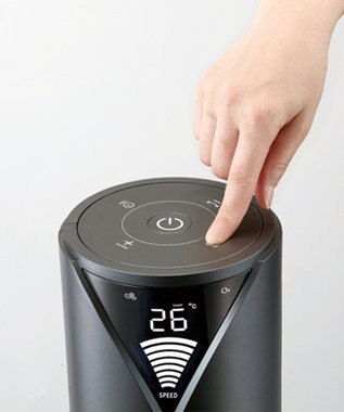 YAMATO テーブル＆キッチン 【Kirala Air】ハイブリッドタワーファン Mare / ブラック / KALHMABK000 ブラック