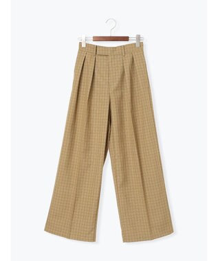Te chichi ワイドスラックス(セットアップ可)《2025Autumn catalog vol.2 item》 ベージュ