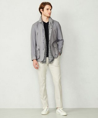 JOSEPH ABBOUD 【サスティナブル撥水】ハイパワーストレッチ アウター ライトグレー系