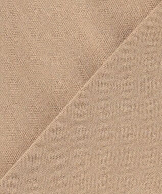 BEIGE， 【WEB限定・洗える】WILLOW / ストレッチクルーネックリブニット Milk Tea