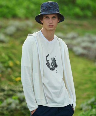 【エコ素材・軽量・通気性・速乾性】ペーパーヤーンパーカー