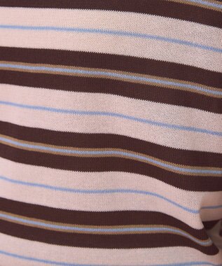AMERICAN HOLIC 【PENNEY'S】レトロボーダー半袖ニット Ivory