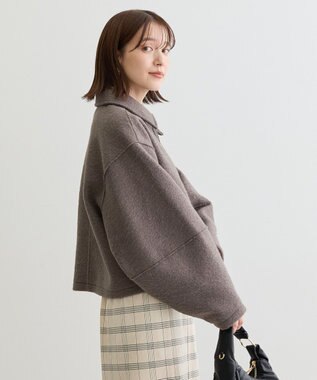 Green Parks ・ＥＬＥＮＣＡＲＥ　ＤＵＥ　ブークレＷ－ＺＩＰブルゾ Charcoal Gray