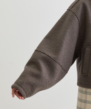 Green Parks ・ＥＬＥＮＣＡＲＥ　ＤＵＥ　ブークレＷ－ＺＩＰブルゾ Charcoal Gray