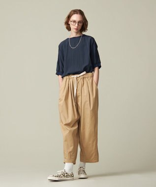 J.PRESS YORK STREET 【WOMEN】ドルマンスリーブ ブラウス ネイビー系