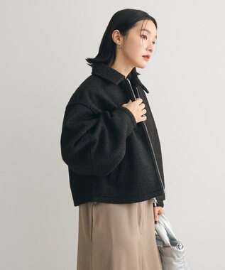 Green Parks ・ＥＬＥＮＣＡＲＥ　ＤＵＥ　ブークレＷ－ＺＩＰブルゾ Black