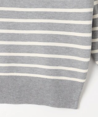 ANY 【洗濯機可能/8色展開】ハッピーカラーニット グレーベース×オフライン