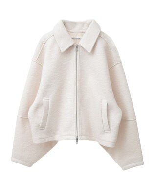 Green Parks ・ＥＬＥＮＣＡＲＥ　ＤＵＥ　ブークレＷ－ＺＩＰブルゾ Ivory