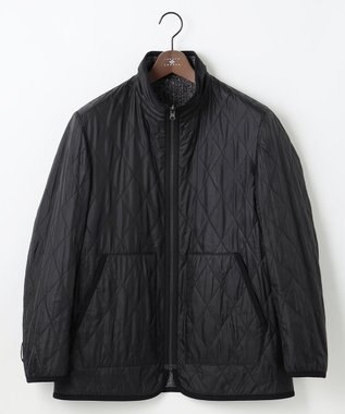 JOSEPH ABBOUD 【リバーシブル】ツィーディーフリースリバーシブル ブルゾン ブラック系