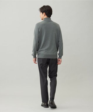 UNFILO MENS 【OCEANS 雑誌・web・YouTube 掲載】FLANNEL TOUCH 機能美パンツ スリム チャコール