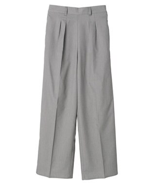 Green Parks ワイドタックパンツ Gray