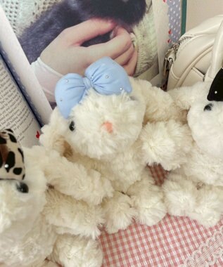 WEGO お姫様うさちゃんぬいぐるみキーホルダー サックス