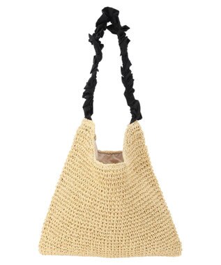 Green Parks ・ギャザーハンドルショルダーバッグ Black