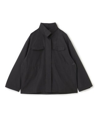 uncrave シアーオーガンジー ミリタリーブルゾン ブラック