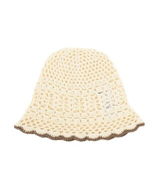 earth music&ecology クロッシェハット Ivory