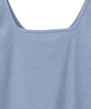 Green Parks 前後２Ｗａｙ　ラメリブタンクトップ Blue