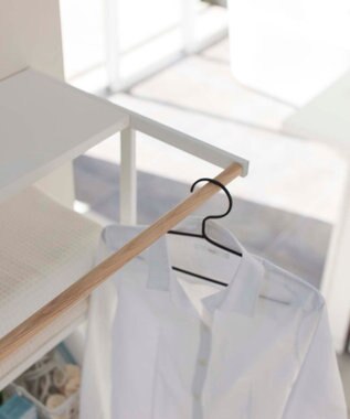 tower 立て掛けランドリーシェルフ タワー ホワイト ホワイト