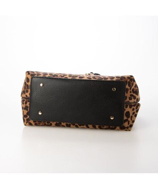 UNBILLION カシュカシュ cachecache / チャーム付フラップボストンバッグ レオ