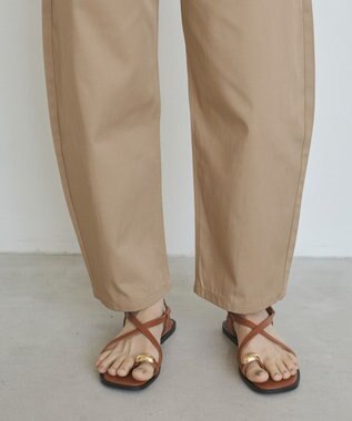 WEGO 【ANGIE VINTAGE/SMLサイズ展開】カーブチノパンツ ベージュ