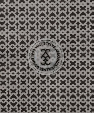 23区GOLF 【MEN】サンベールメッシュ モノグラムハーフジップ ブラック系5