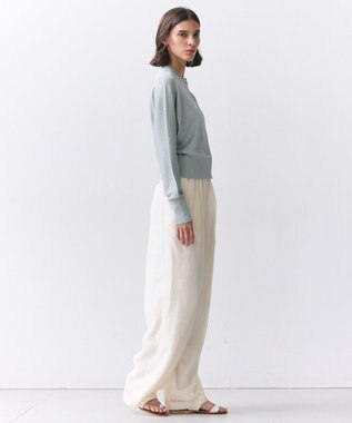 BEIGE， SERAPHIN / ライトシアー イージーワイドパンツ Ecru