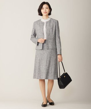 J.PRESS LADIES 【2way】ロングパール ネックレス シルバー系