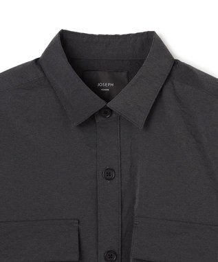 JOSEPH HOMME 新素材【ストレッチ】グレインウェーブストレッチ / シャツブルゾン グレー系