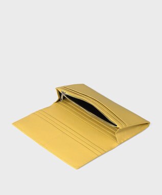 Paul Smith メタルクロップドロゴ 長財布 イエロー