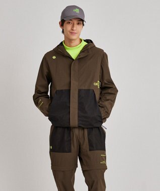 PW CIRCULUS 【撥水加工/軽量/ストレッチ】【MEN】メッシュコンビブルゾン カーキ系