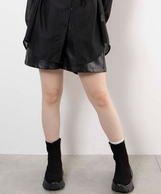 WEGO 厚底スニーカーソールショートブーツ ブラックその他