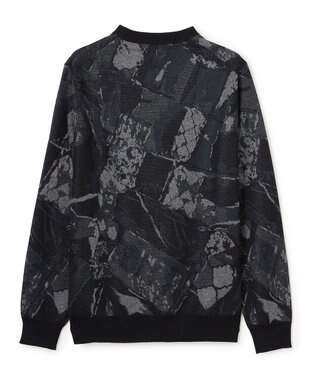 JOSEPH HOMME 【新柄】モロッカンジャガード　クルーネックニット ブラック系5