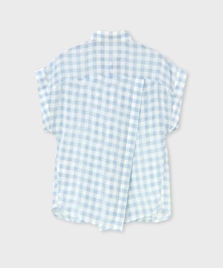 Paul Smith シアサッカー キャップスリーブ シャツ ライトブルー