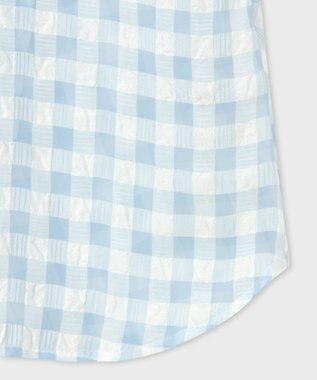 Paul Smith シアサッカー キャップスリーブ シャツ ライトブルー