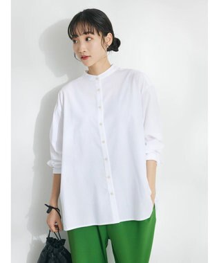 CRAFT STANDARD BOUTIQUE バックフリルシャツ White