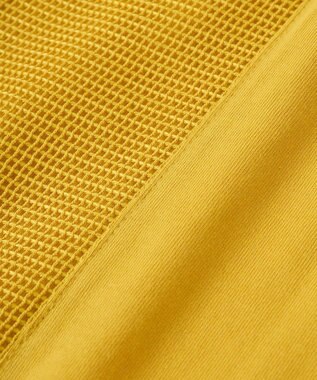 Green Parks 袖メッシュドッキングロゴプルオーバー Charcoal Gray