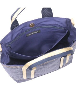 Regalo Felice 【撥水 / 色落ちしないデニム調生地 / 2way】ショルダー小 / REGALO NV(ネイビー×ゴールドネイビー)