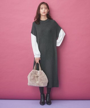 洗える シャツスリーブコンビ ニットワンピ Any Sis ファッション通販 公式通販 オンワード クローゼット 洗える シャツスリーブコンビ ニットワンピ Any Sis ファッション通販 公式通販 オンワード クローゼット