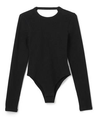 NAVE 【Nave・洗える/ストレッチ素材】ボディスーツ ロングスリーブ ブラック系