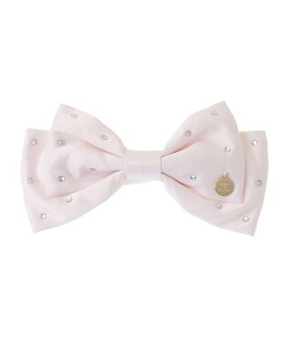 Maison de FLEUR ラインストーンバレッタ Pink