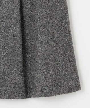 J.PRESS LADIES シルクネップ ツイード スカート ライトグレー系