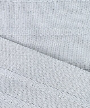 J.PRESS LADIES 【WEB限定・洗える】Vis/Peスパーク シアー ボーダー ニット サックス×サックス系