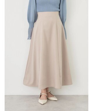 earth music&ecology すきな丈フレアスカート Beige