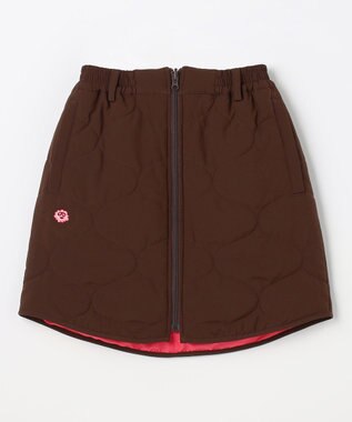 PW CIRCULUS 【WOMEN】キルティング中綿リバーシブルスカート  ゴルフウェア レディース ダークブラウン系