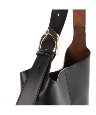 UNBILLION カシュカシュ cachecache / ビッグバックルバケツショルダー ブラック