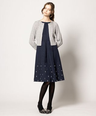 TOCCA 【洗える】ICE BOX CARDIGAN カーディガン グレー系
