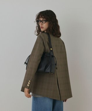 GRACE CONTINENTAL バックベンツダブルジャケット マルチ