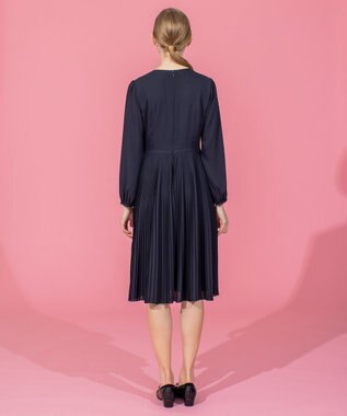 TOCCA 【洗える！】SYMPHONY ドレス ネイビー系