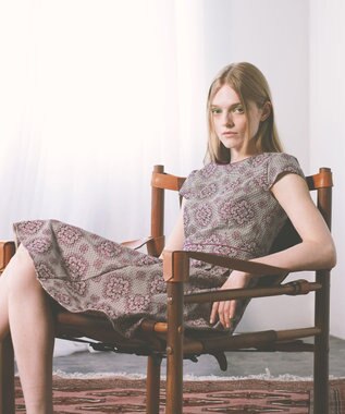 TOCCA 【洗える】AROMATIC QUINCE ドレス ブラウン系7