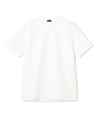 JOSEPH HOMME ジャガードボーダー　クルーネックTシャツ ホワイト系3