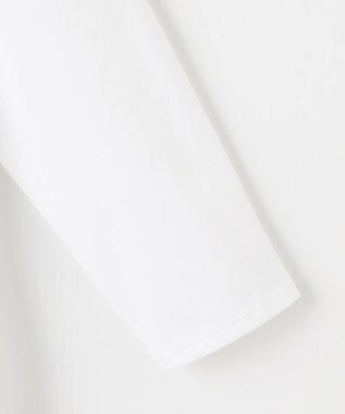 J.PRESS LADIES ベーシックジャージー シャツテール カットソー ホワイト系